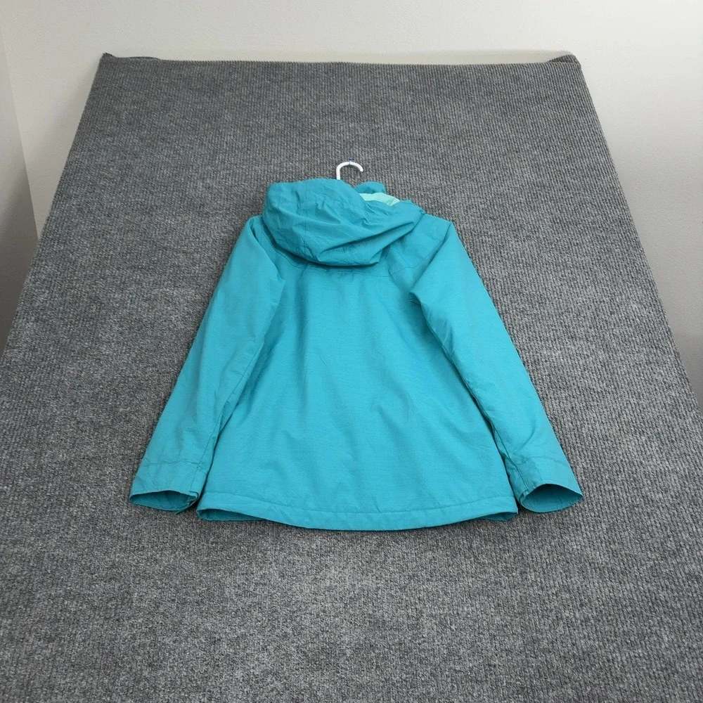 Burton Jacket Girls L Teal Polyester Dryride Hooded Snowboard Ski Gorpcore